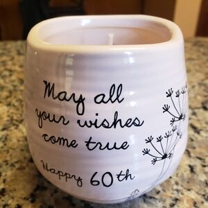60th Birthday candle